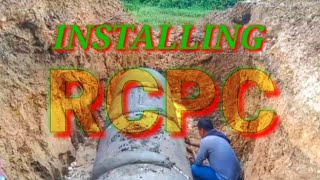 HOW TO INSTALL REINFORCED CONCRETE PIPE CULVERTRCPC [upl. by Amora]