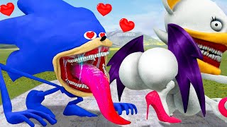 ALL NEW SONIC TAPES LOVE AND SHIN SONIC TAPES in Garrys Mod What are Sonic Tapes and Rouge doing [upl. by Rodrich]