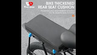 WEST BIKING Bike Carrier Rear Seat Cushion Children Back Seat Bike Seat Saddle Thicker Soft 0801137 [upl. by Oisacin]