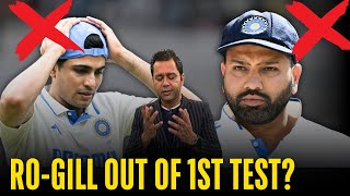 Gill Injured RoGill to miss the 1st Test  AakashVani [upl. by Yeniffit]