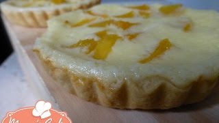 TARTALETAS DE DURAZNO RECETA FACIL 🍑 [upl. by Sension]