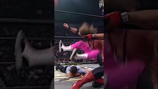 Bret Hart leg drops a referee brethart wcw halloweenhavoc wcwnitro nxt wwenxt sting wwf wwe [upl. by Aihtennek]