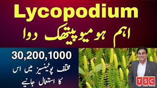 Lycopodium and different potencies Uses amp Symptoms in Homeopathy by Adeel mansoor UrduHindi [upl. by Aillicec]