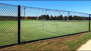 How to Install a ChainLink Fence StepbyStep Guide Including Gate Latch Installation [upl. by Winther44]