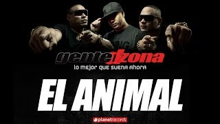 GENTE DE ZONA  El Animal Lyric Video [upl. by Iarahs]