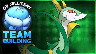 Serperior Sun and Moon Team Builder Pokemon Showdown OU Team Building WOPJellicent Smogon OU [upl. by Gillie866]