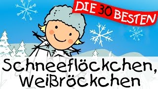 Schneeflöckchen Weißröckchen  Weihnachtslieder zum Mitsingen  Kinderlieder [upl. by Anitnauq]