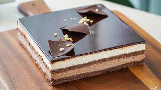 Praline Chocolate Mousse Cake [upl. by Einittirb]