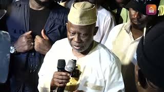 Lawyer Ousainu Darboe addressing supporters at his residence after returning from his US Tour [upl. by Bail]