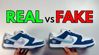 REAL VS FAKE NIKE SB DUNK BORN AND RAISED SNEAKER COMPARISON [upl. by Soilisav487]