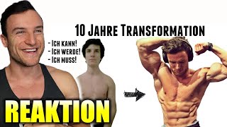 Sascha Huber reagiert auf seine Transformation  Vom Lauch zum Hulk [upl. by Rebel]