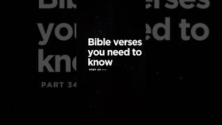 Bible verses you need to know Part 34 shorts bible christianity [upl. by Umeko288]