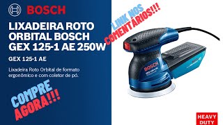 COMPRE AGORA Lixadeira Roto Orbital Bosch GEX 125 1 AE 250W amazon ferramentas bosh [upl. by Artema]