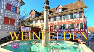 SWITZERLAND Weinfelden Old town in Thurgau  Walking tour switzerland thurgau 苏 黎 世 蘇 瑞 士 [upl. by Woodie70]