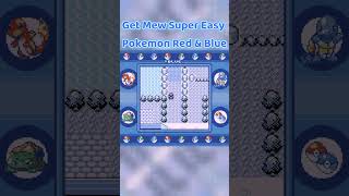 How to Get Mew in Pokemon Red and Blue Super Fast amp Easy [upl. by Aonehc]