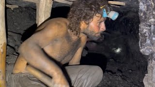 Unbelievable Coal Mining with Limited tools shorts mining [upl. by Liebermann328]