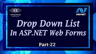 22  Drop Down List In ASPNET Web Forms  Web Forms Tutorial  ASPNET Tutorial HindiUrdu [upl. by Ahsekyw]