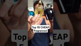 Top 10 Cheap Fragrances Part 1 fragance cologne mensfragrance [upl. by Furlani447]