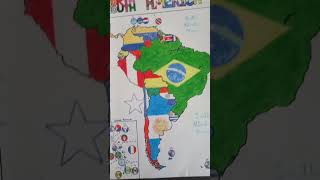 Drawing America Finale  ST PIERRE amp MIQUELON and CLIPPERTON FR map america usa brazil end [upl. by Ajdan]