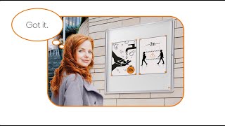 Nobo Premium Plus Indoor Lockable Notice Boards Product Video EN [upl. by Aramoix]