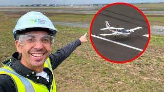 First Plane Lands at Sydneys NEW Airport [upl. by Rodoeht]