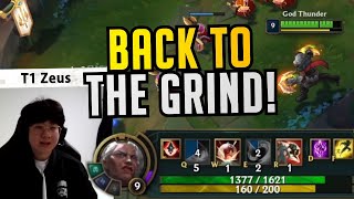 T1 Zeus Plays Ambessa For the First Time  Best of LoL Stream Highlights Translated [upl. by Surdna]