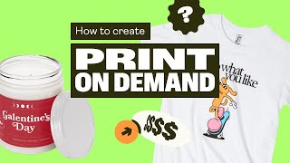 Printify  Dropshipping Print On Demand Platform Explained [upl. by Worthington411]