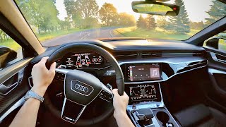 2021 Audi RS6 Avant  POV First Impressions [upl. by Antonius]