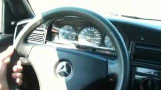 Mercedes 190 32 acceleration [upl. by Jessen]