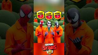 Brawlstar Rank Up 💪 Prison Artist 🎯  Spiderman brawlstars marvel dc avengers [upl. by Atnek]