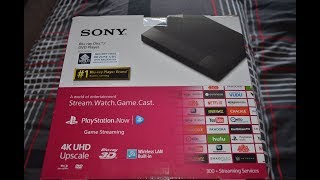 Sony BDPS6500 Bluray  DVD Player Unboxing [upl. by Neenaj]