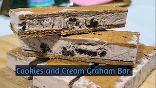 Cookies n Cream Graham BarSobrang Sarap Pala Nito Pwedeng Pang Negosyo [upl. by Aicaca947]