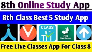 8th Online Classes App  8th Online Class 2020  Best online Study App  How to join Online study [upl. by Erland445]