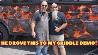 Georgia Loves Blackstone Griddles And Big BBQ Buses [upl. by Jahdiel]