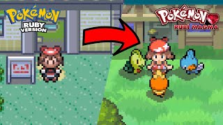 Pokemon NDS ROM Hack that recreated Hoenn with Following PKMN  Pokemon Ruby Magma amp Sapphire Aqua [upl. by Fernas418]