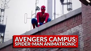 Avengers Campus First Look Reveals Amazing SpiderMan Animatronics Nerdist News w Dan Casey [upl. by Eelac]