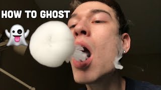 Vape Trick Tutorial  How to Ghost Inhale [upl. by Olocin]