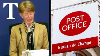 Post Office scandal exCEO breaks down during grilling [upl. by Turnheim]