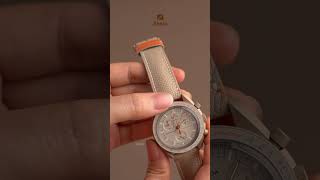 Legacy Leather Strap For OmegaxSwatch Saturn [upl. by Ram]