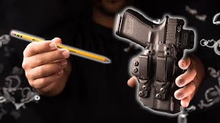 A pencil is the key to holster comfort and concealment [upl. by Nuahc]