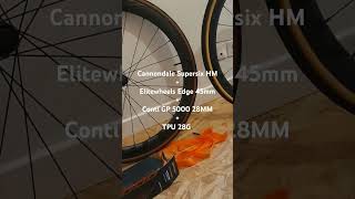 Cannondale super six evo HM  ELITEWHEELS EDGE 45MM elitewheels lightweight [upl. by Ecnerwaled460]