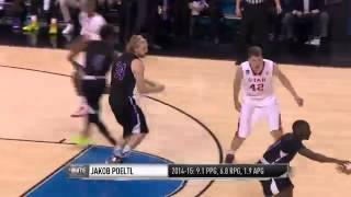 Jakob Poeltl  College Highlights  2015 NBA Draft [upl. by Arba]