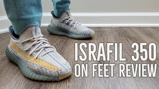 Adidas Yeezy Boost 350 v2 “Israfil” On Feet Review FZ5421 [upl. by Chrissy]