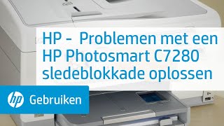 HP  Problemen met een HP Photosmart C7280 sledeblokkade oplossen [upl. by Enohs]