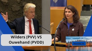 Wilders PVV VS Ouwehand PVDD quotMet dit GESCHELD tegen NORMALE MENSEN zullen wij 50 zetels halenquot [upl. by Bricker966]