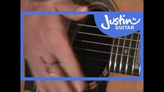 Folk Fingerstyle 1 Guitar Lesson How to play [upl. by Ennoirb196]