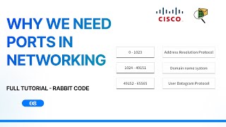 8 Port Numbers in TCPIP  CCNA  Rabbit Code [upl. by Custer]