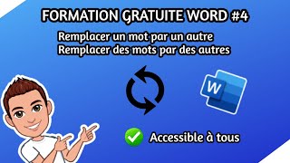 COMMENT REMPLACER UN MOT PAR UN AUTRE SUR WORD [upl. by Nathanael]