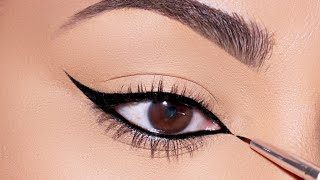 Try this technique to Apply PERFECTLY THIN Eyeliner You’ll LOVE it [upl. by Haisej920]