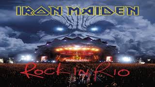 Iron Maiden  The Clansman Rock In Rio 01 Guitar Backing Track w Adrians guitar [upl. by Joyann]